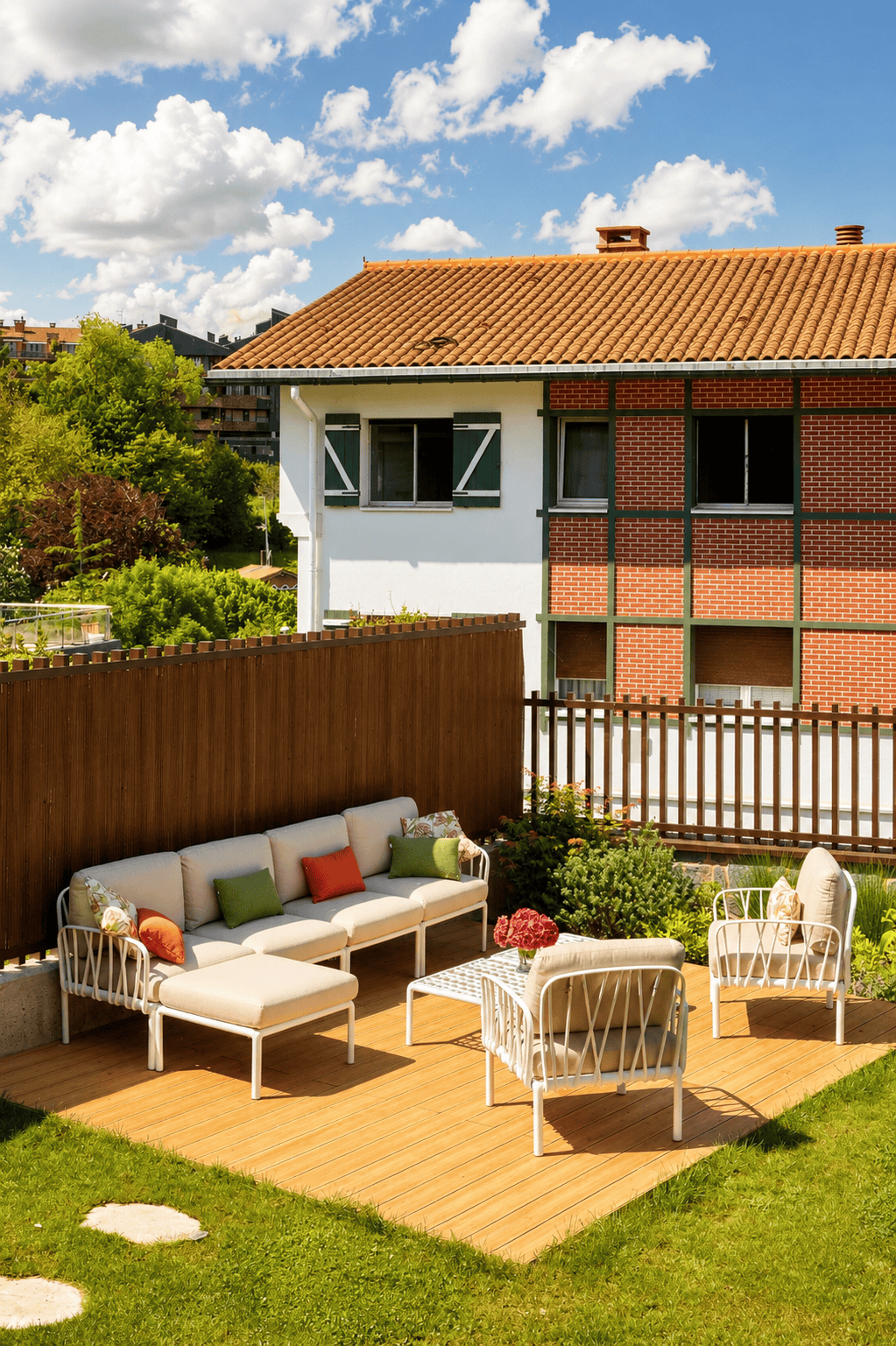 Reforma integral y decoración de vivienda con jardín en Donostia