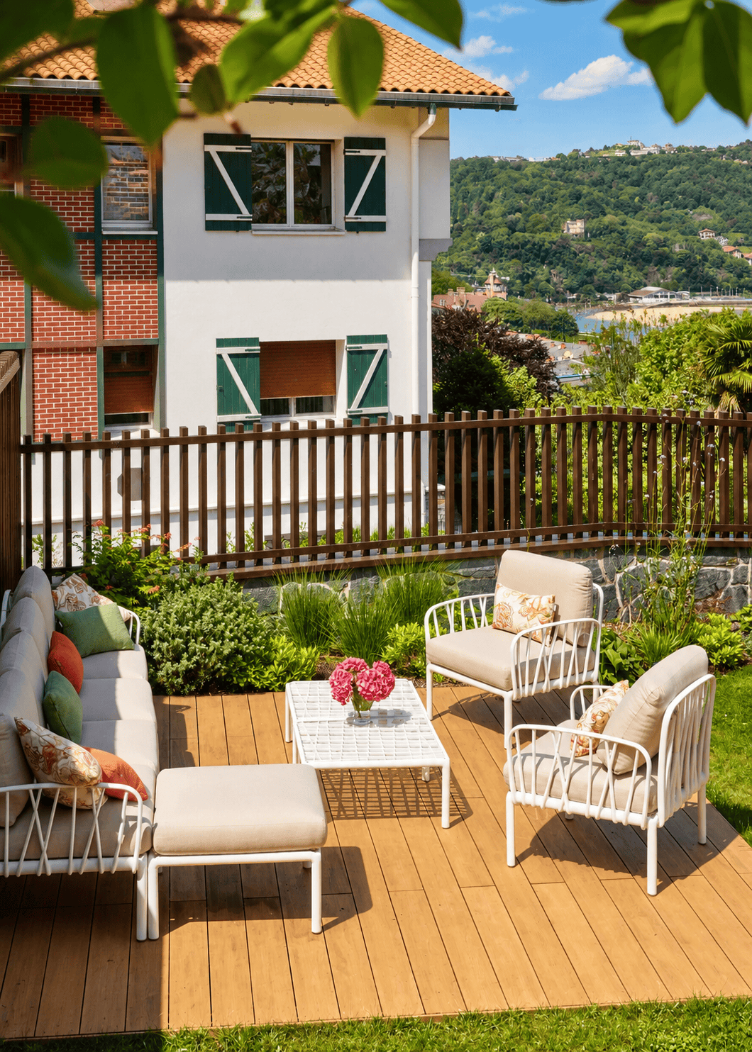 Reforma integral y decoración de vivienda con jardín en Donostia